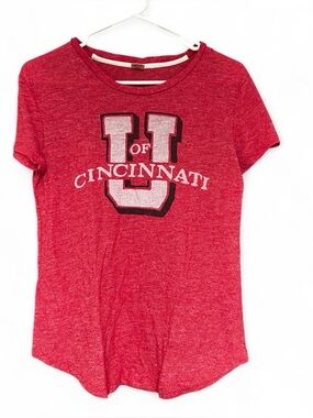 Red 'U of Cincinnati' Graphic Tee